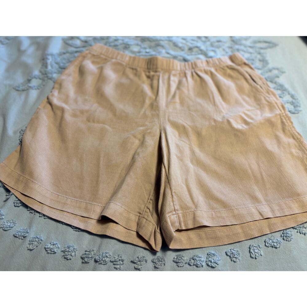 Pure Jill Cotton/Linen Shorts Sz Large